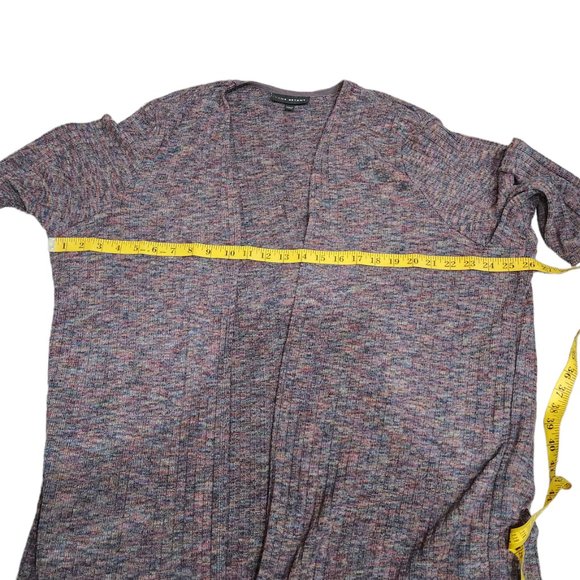 Lane Bryant Grey Marl Duster Over Piece Sweater Cardigan Size 22/24 - Picture 4 of 7